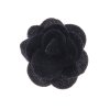 Růže imitace kožešiny ø 50mm varianta černá