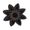 Patch flower glitter 60 mm