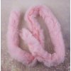 Kožešinový lem 1m/5cm varianta světle růžový