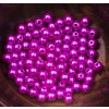 Perličky, korálky k navlékání 6mm/100 ks varianta malinová