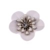 Květina flitrová s kamínky 25mm 1