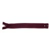 Zip spirálový nedělitelný 3mm/20cm varianta vínová