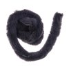 Kožešinový lem 1m/3cm varianta tmavě šedý