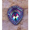 Nalepovací kámen paví oko 13x18mm varianta fialový