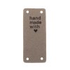 Nášivka   HAND MADE 50x20mm varianta béžová