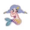 Patch mermaid 50x55mm