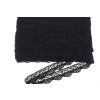 Black cotton lace 18mm