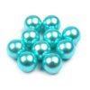 Perly dekorační Ø10 mm/10ks varianta tyrkysové
