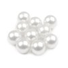 Perly dekorační Ø10 mm/10ks varianta bílé