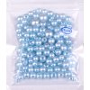 Perličky k navlékání MIX 3-8mm/150 ks varianta světle modré