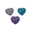 Nalepovací kámen srdce 3D 12 mm/10ks 1