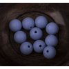 Korálek silikonový Ø12 mm/10ks varianta lila
