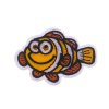 Patch 53x38 mm fish