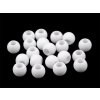 Plastové korálky 11x14mm/10ks varianta bílé