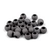 Plastové korálky 11x14mm/10ks varianta šedé