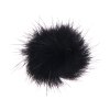 Aplikace kožešinová 3,5 cm varianta černá