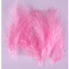 Peří Marabu 10-16cm/50ks varianta růžové