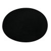 Záplata nažehlovací 14x11cm OVÁL varianta černá