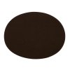 Záplata nažehlovací 14x11cm OVÁL varianta hnědo-černá