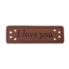 Aplikacja HAND MADE I love you 50x15mm