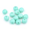 Plastové korálky Ø8 mm/50ks varianta mentolové