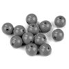 Plastové korálky Ø8 mm/50ks varianta šedé