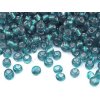 Korálek rokajl 4 mm/50g varianta tyrkysový