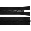 Zip kostěný  černý 5mm/65cm