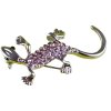 Brooch 50 mm gecko