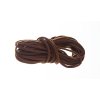 Šňůrka imitace kůže 3mm/4,5m varianta zrzavá