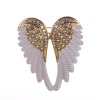 Angel wings brooch 51x37mm