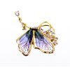 Brošňa motýľ dúhový 68x40mm