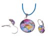 Set náhrdelník a náušnice varianta duhové