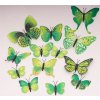 Sada 12-ti motýlů s magnetem varianta 3
