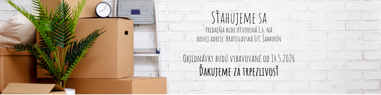 Sťahujeme sa