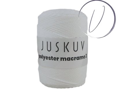 Juskuv biela lesklá
