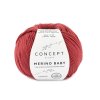 yarn wool merinobaby knit merino extrafine raspberry red autumn winter katia 94 fhd