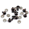 oči hnede 10mm