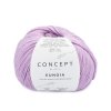 yarn wool eunoia knit cotton wool polyamide modal lilac all seasons katia 104 fhd