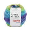 yarn wool funnyazteca knit virgin wool acrylic green blue autumn winter katia 202 fhd