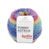 yarn wool funnyazteca knit virgin wool acrylic turquoise fuchsia autumn winter katia 204 fhd