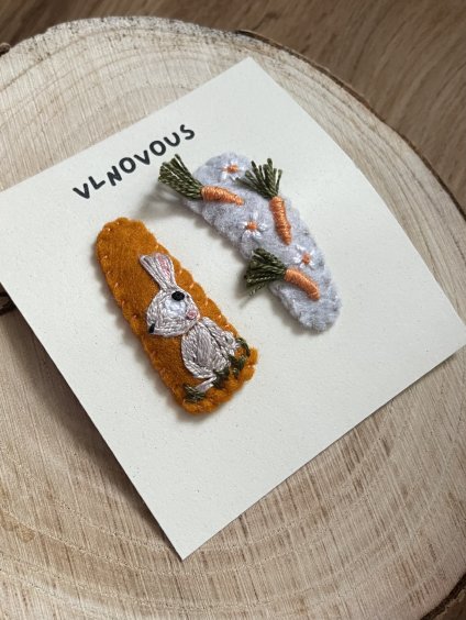 Set sponek Zajíček s mrkvičkou