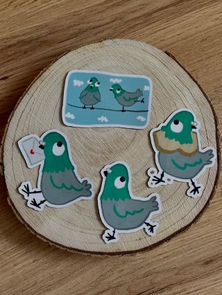 • Veselé magnetky s holoubkama jsou na e-shopu! 🤗