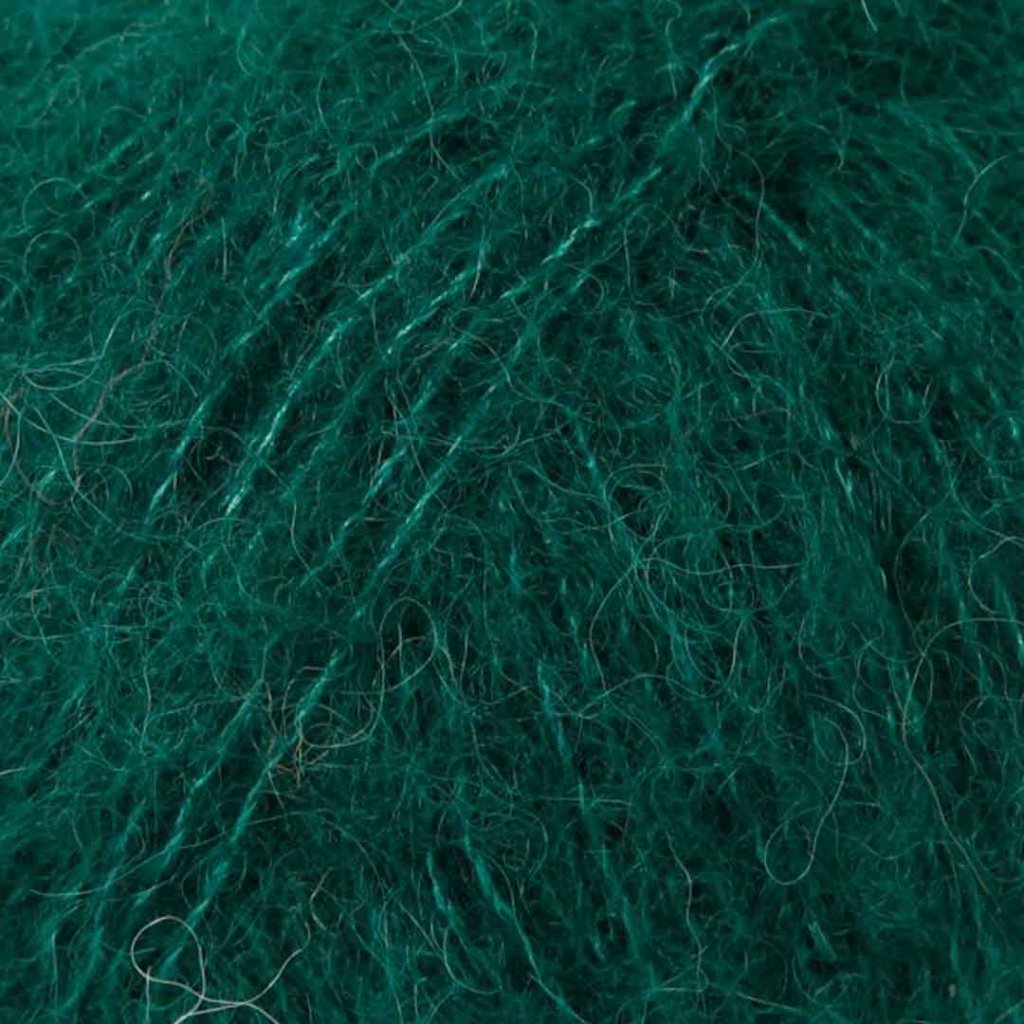 Brushed Alpaca Silk 11 - tmavá zelená