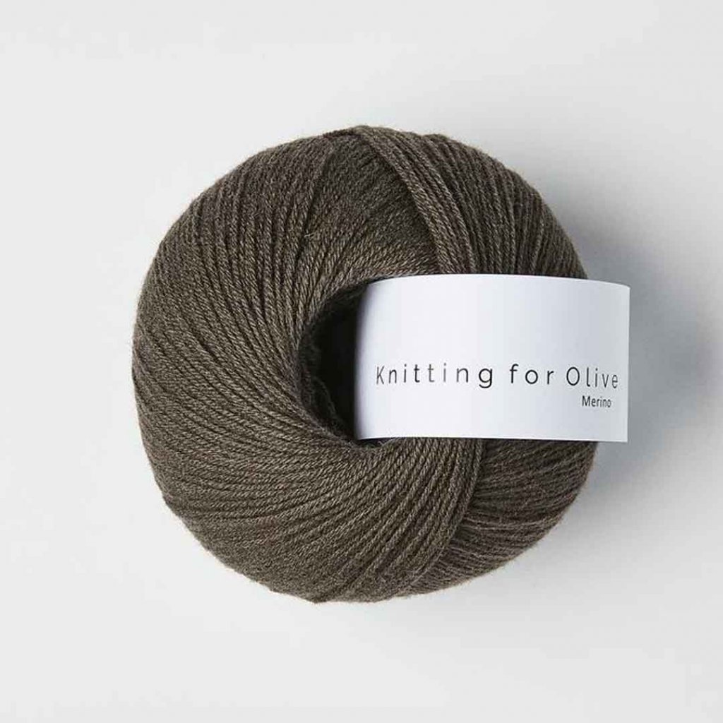 Knitting for Olive Merino - Dark moose
