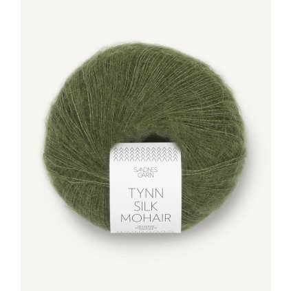 Sandnes Garn Tynn Silk Mohair 9062 - Olivengronn