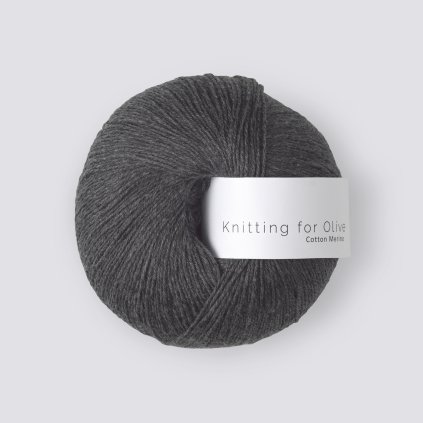 Knitting for Olive Cotton Merino - Thunder cloud