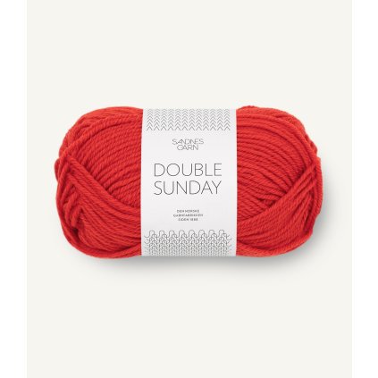 Sandnes Garn Double Sunday 4018 - Scarlet red