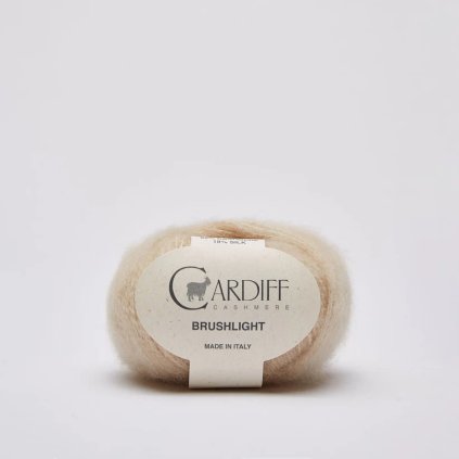 Cardiff cashmere Brushlight 102 - silver
