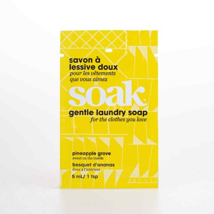 Jemný prací gel SOAK 5 ml - Pineapple